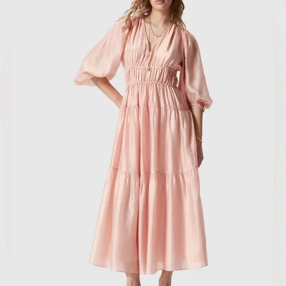 & Other Stories Pink Maxi Dress - Picture 1 of 6